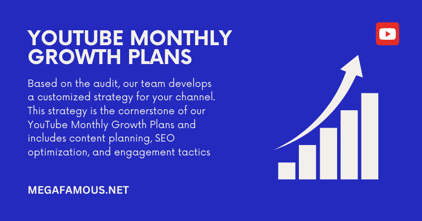 YouTube Monthly Growth Plans strategy