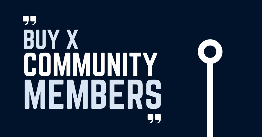 Buy X Community Members Here